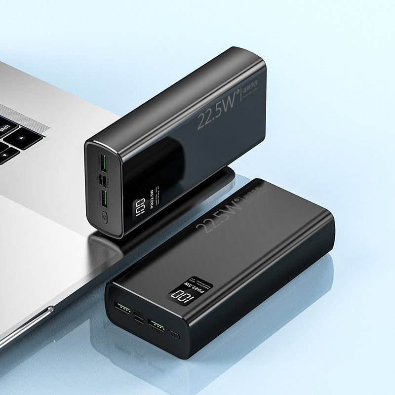 Portable Multi-Slot Power Bank with Digital Charging Status Indicator Kalsten