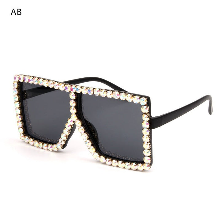 Women's oversized sunglasses with sparkly crystal frame Kalsten