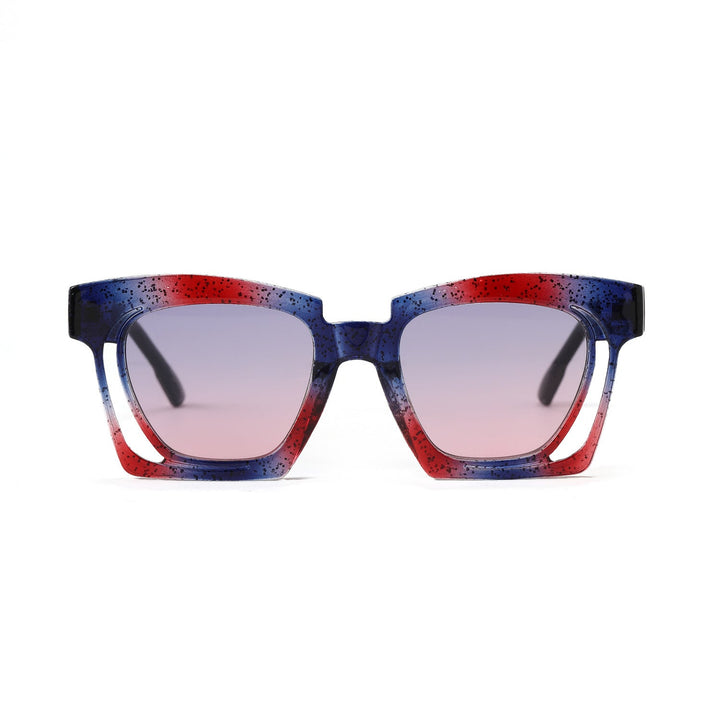 Ladies trendy geometric sunglasses with stylish square frame Kalsten