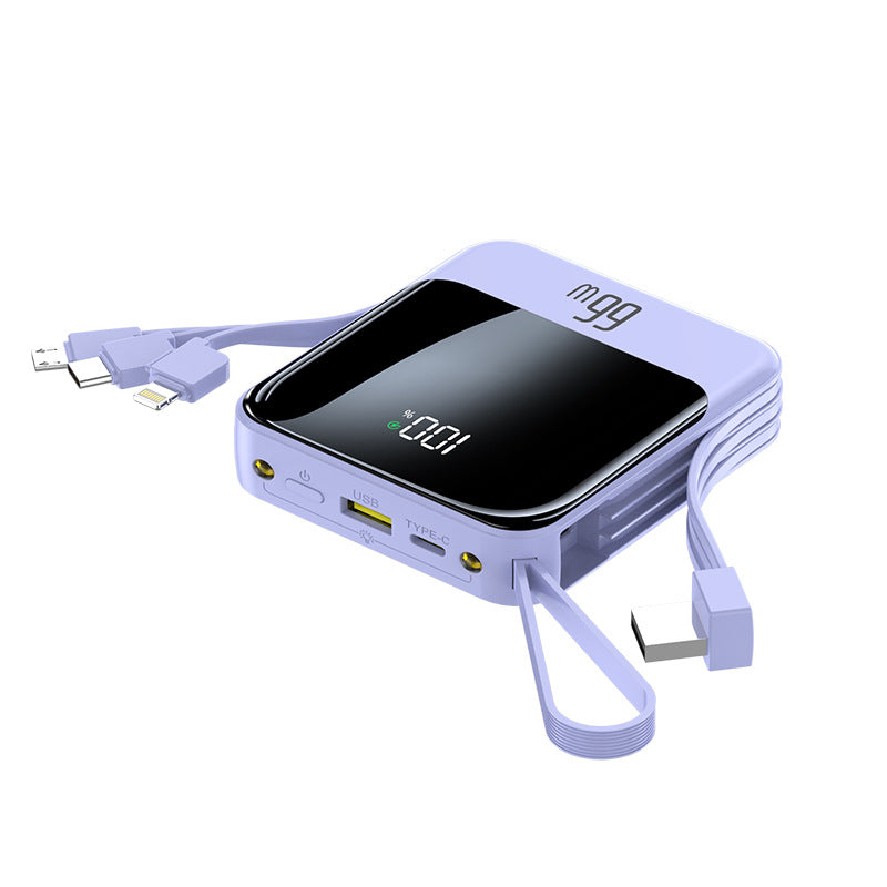 Portable Powerbank with Intelligent Cable Management and Digital Display Kalsten