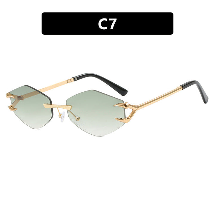 Women's extravagant hexagonal sunglasses with innovative frame and UV protection Kalsten