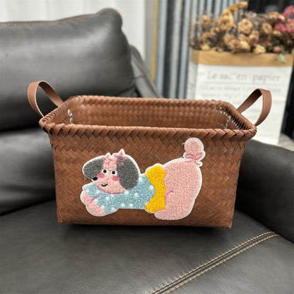 Woven storage basket Acalora