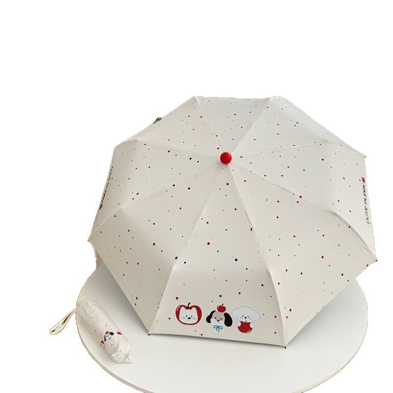 Women's Folding Umbrella with Cute Animal Designs Kalsten