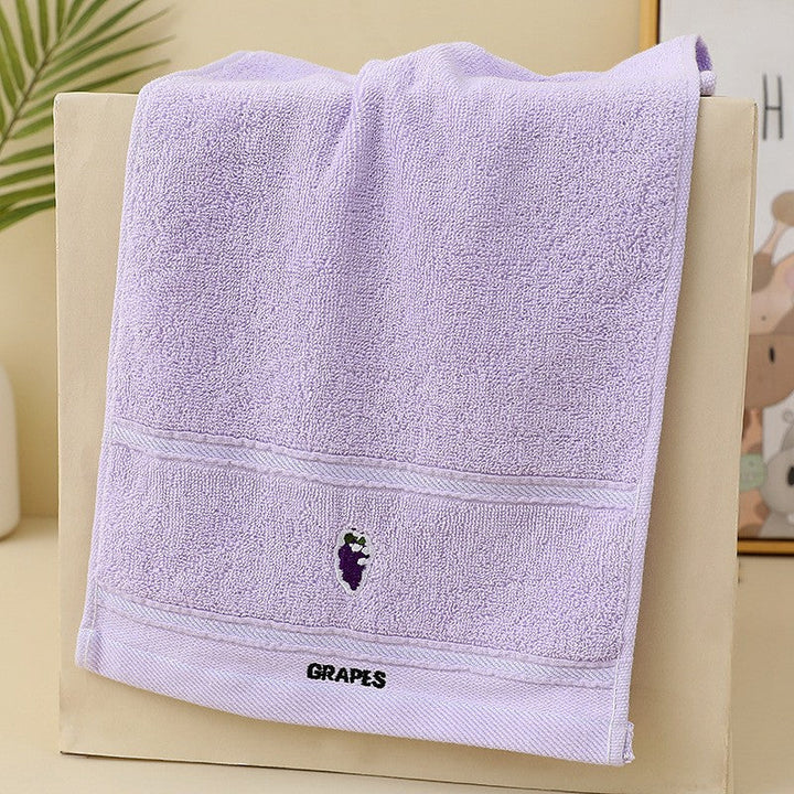 Ladies cotton towel with fresh pear motif Kalsten