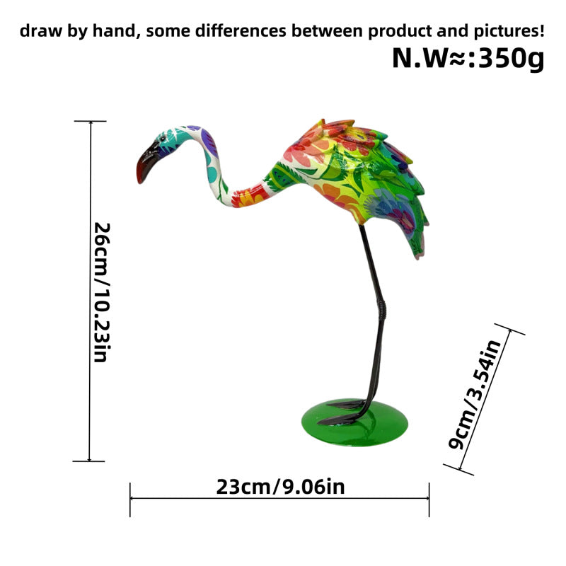 Decorative Flamingo Sculpture Acalora