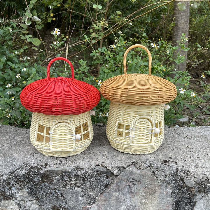 Women's decorative mushroom-shaped basket Kalsten