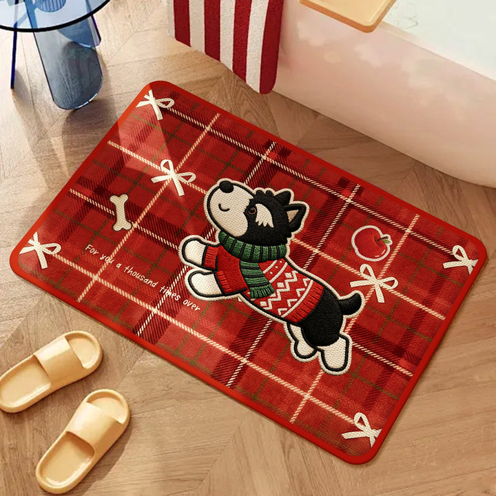 Playful Dog-Themed Bath Mat 1786546445