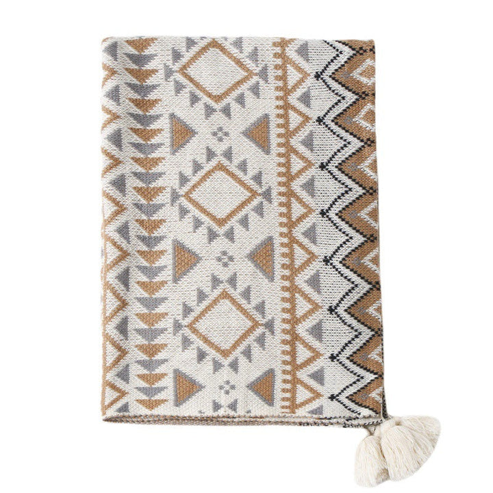 Women's Decorative and Stylish Macrame Blanket Kalsten