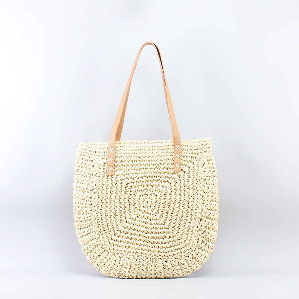 Large Braided Shopper Made of Natural Material Kalsten