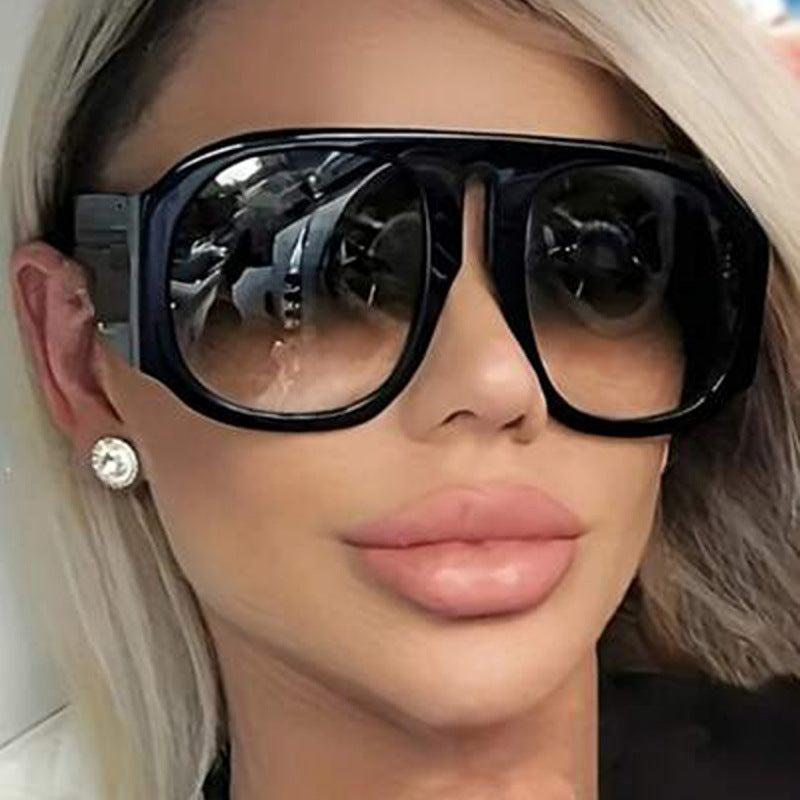 Women's trendy oversized sunglasses with fashionable gradient Kalsten