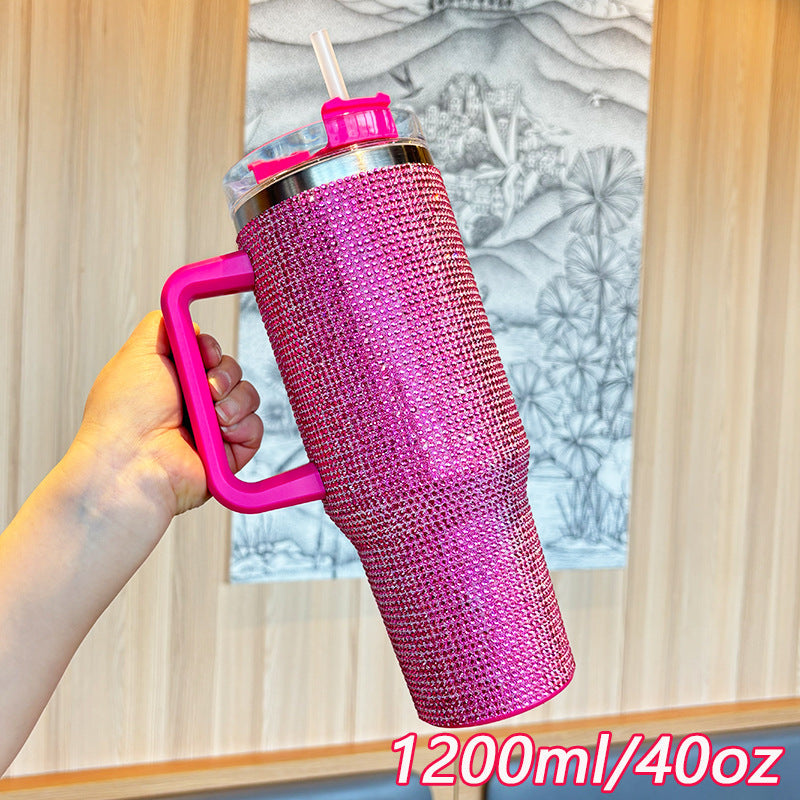 Women's Sparkling Water Bottle with Large Volume and Ergonomic Handle Kalsten