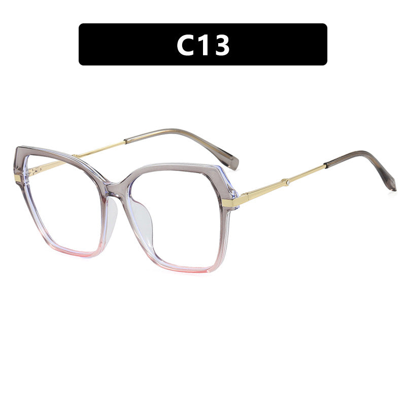 Ladies square sunglasses with elegant metal frame and protective UV filter Kalsten