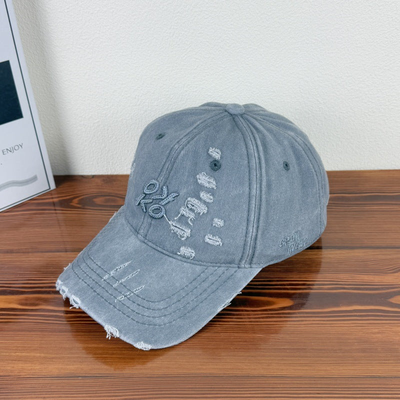 Men's Distressed Casual Baseball Cap Kalsten 1784270844