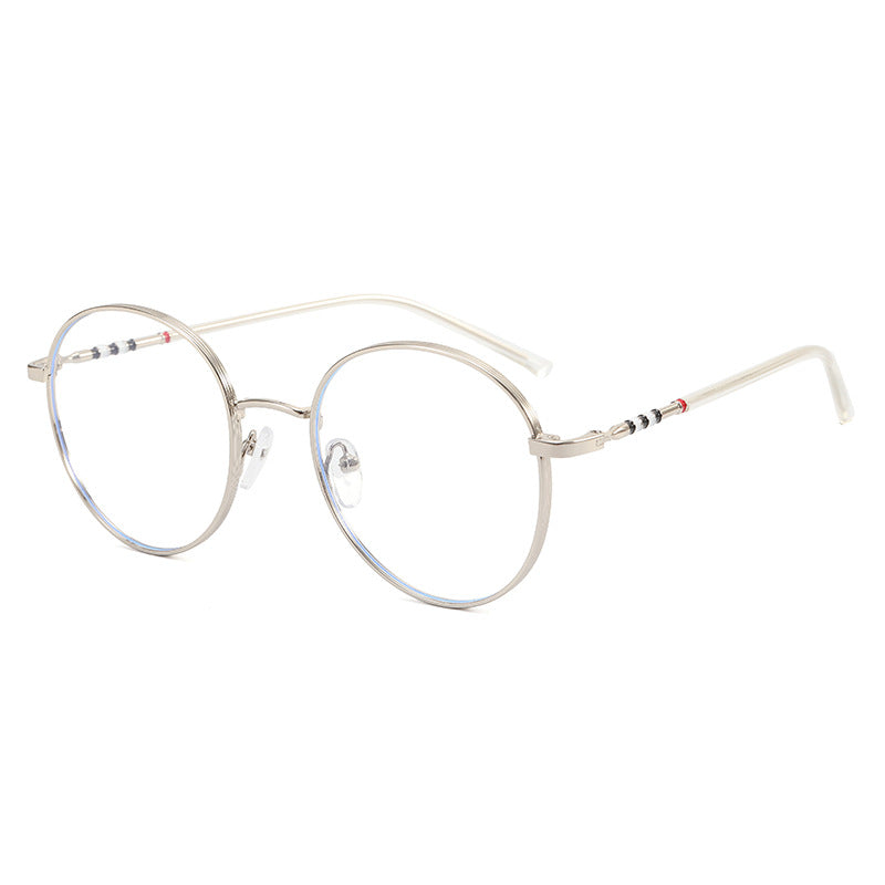 Ladies fashionable round sunglasses with elegant metal frame Kalsten