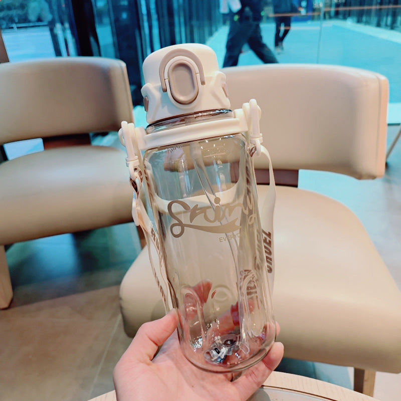 Ladies Ergonomic Water Bottle with Leak-Proof Lid Kalsten
