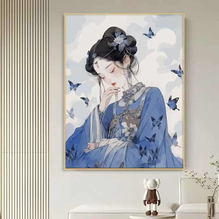 Elegant Butterfly-Themed Canvas Art Print Kalsten