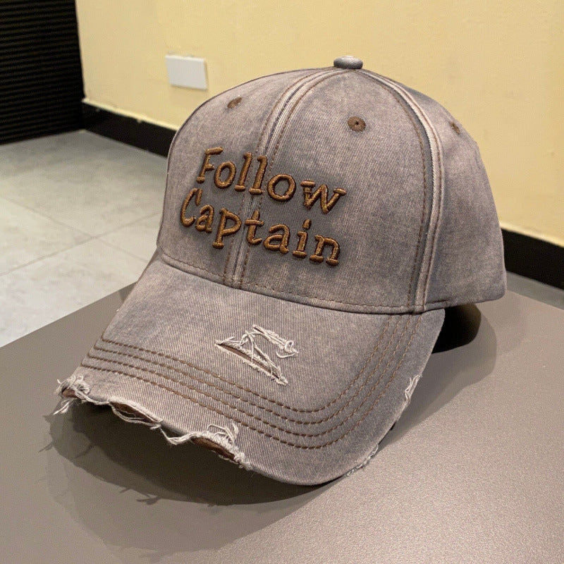 Men's Distressed Vintage Baseball Cap Kalsten