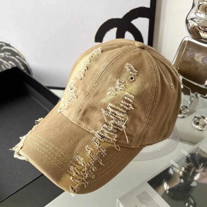 Unisex Distressed Denim Cap Kalsten