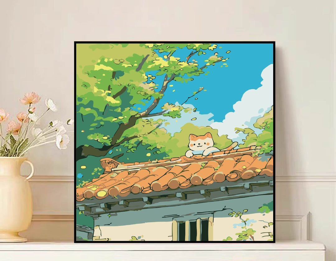Scenic Mountain Landscape Canvas Art Kalsten