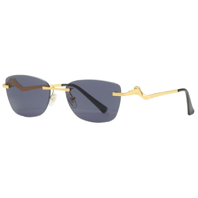 Women's fashionable sunglasses with asymmetrical frame and comfortable nose pads Kalsten