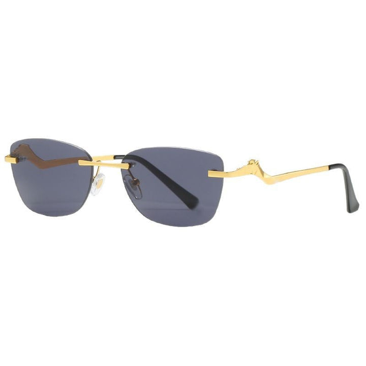 Women's fashionable sunglasses with asymmetrical frame and comfortable nose pads Kalsten