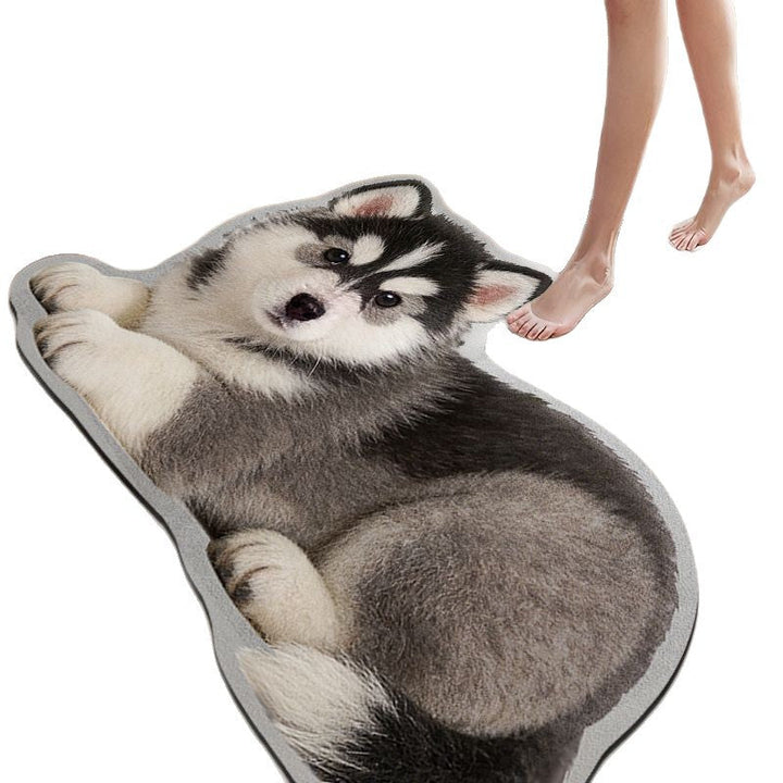 Cat-Themed Plush Bath Rug Kalsten