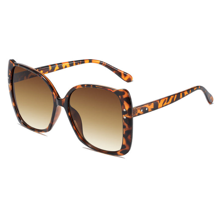 Women oversized sunglasses with brown gradient Kalsten