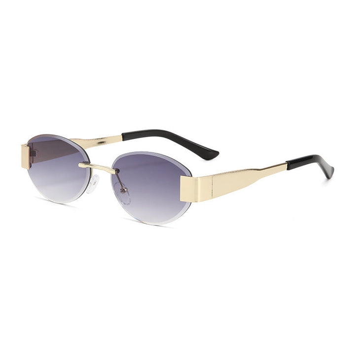 Women's glamorous sunglasses with clear, elegant frame and protective UV filter Kalsten