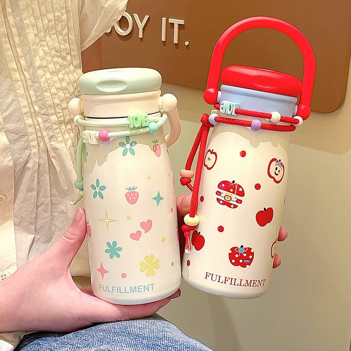 Women’s creative drinking bottle with funny design and practical cord Kalsten