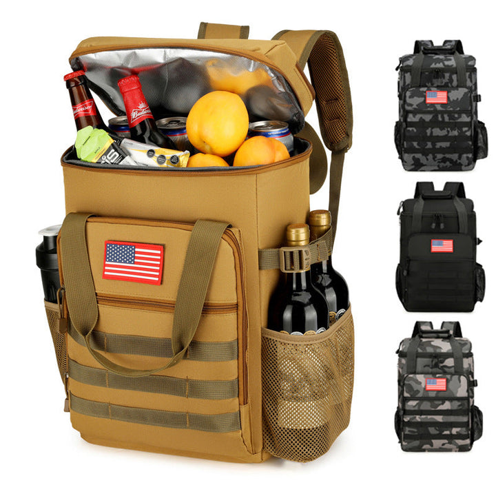 Unisex nan tactical backpack with MOLLE front, insulated cooler compartment and padded laptop sleeve Kalsten