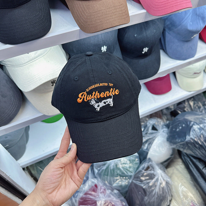 Women's Embroidered Cow Print Baseball Cap Kalsten