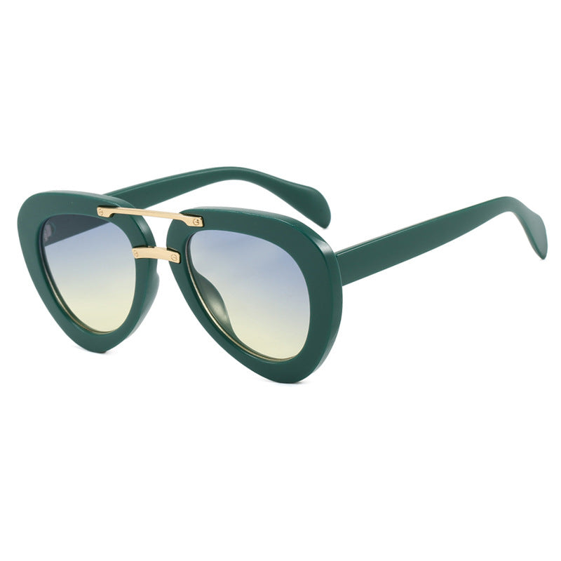Womens extravagant sunglasses in modern heart design Kalsten