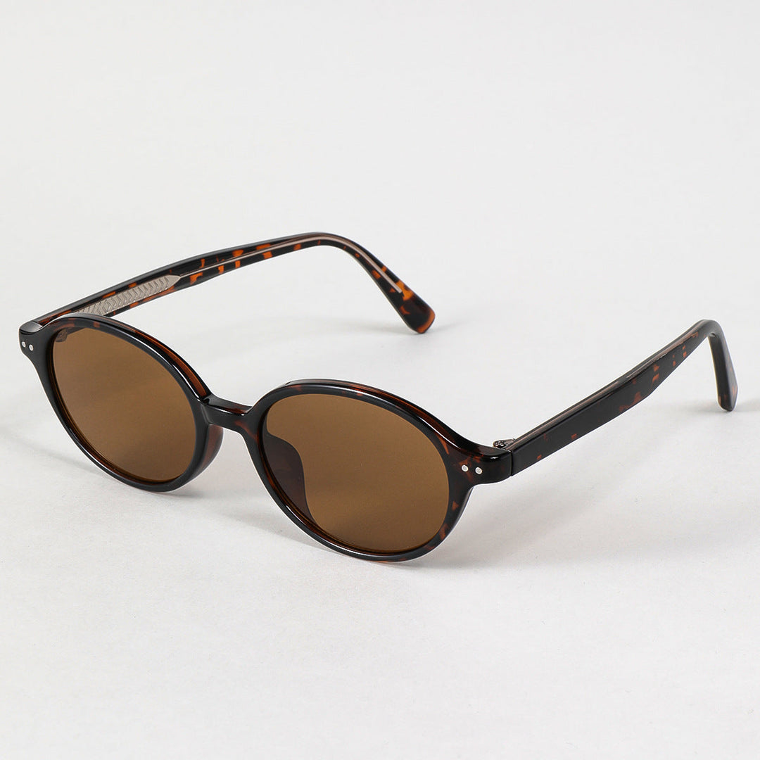 Women's fashionable retro-style sunglasses with brown lenses Kalsten