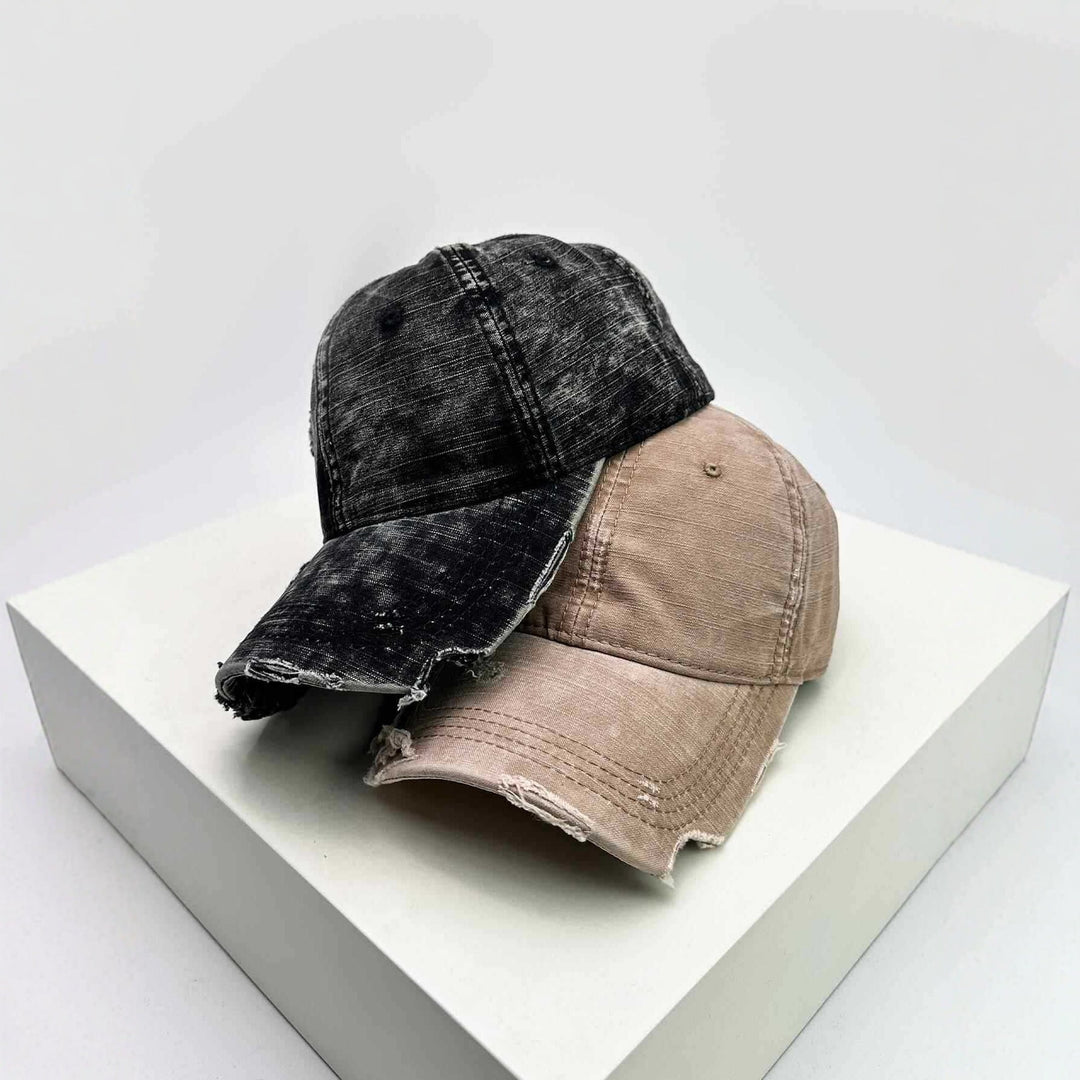 Men's Distressed Denim Baseball Hat Kalsten