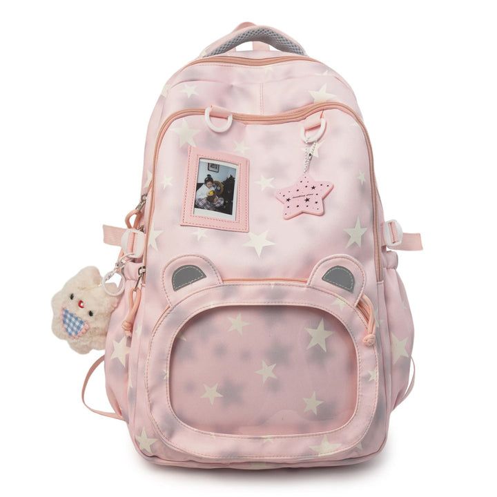 Children's Starry-Themed Plush Ear Backpack kalsten
