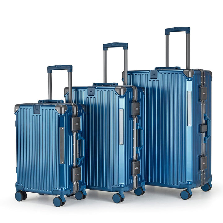 Unisex Aluminum Hard Shell Travel Luggage Set Kalsten
