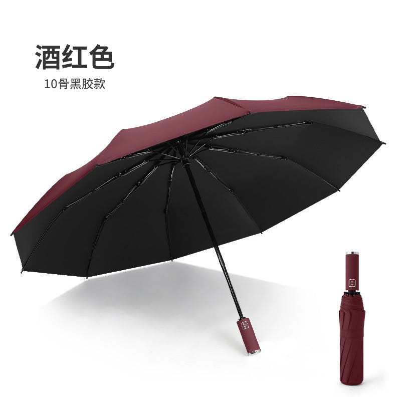 Women's Automatic Umbrella with Sturdy Plastic Handle and Robust Frame Kalsten