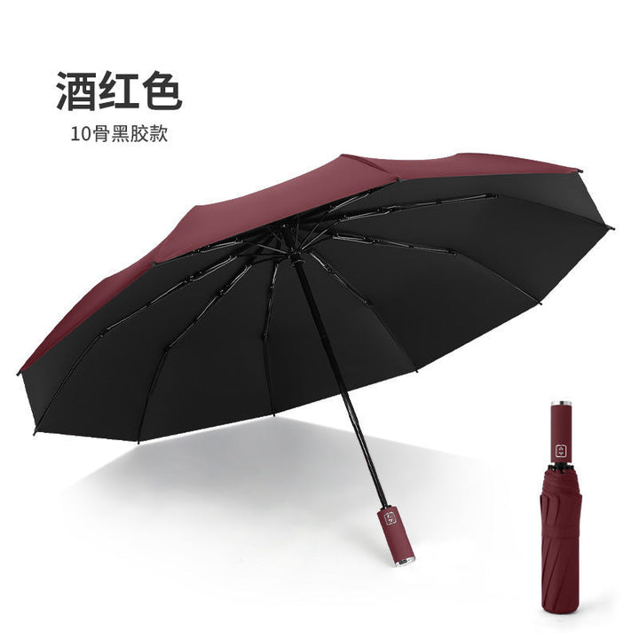 Women's Automatic Umbrella with Sturdy Plastic Handle and Robust Frame Kalsten
