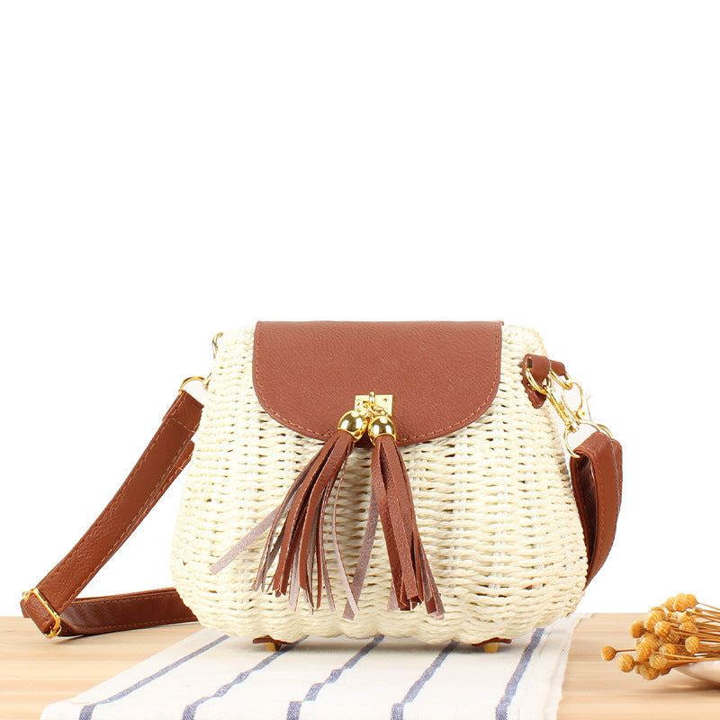 Shoulder bag with decorative fringes Kalsten