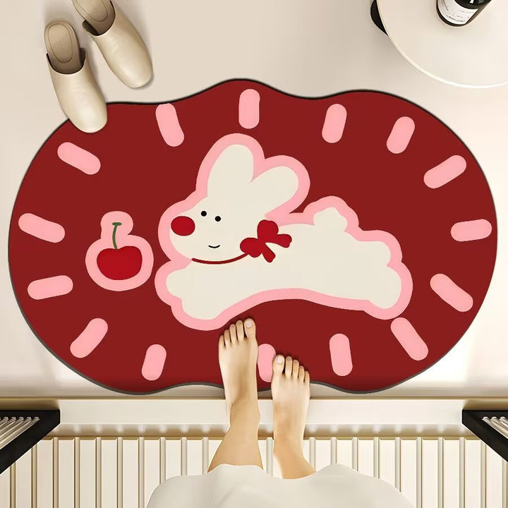 Cute Cartoon Bear Bath Mat Kalsten
