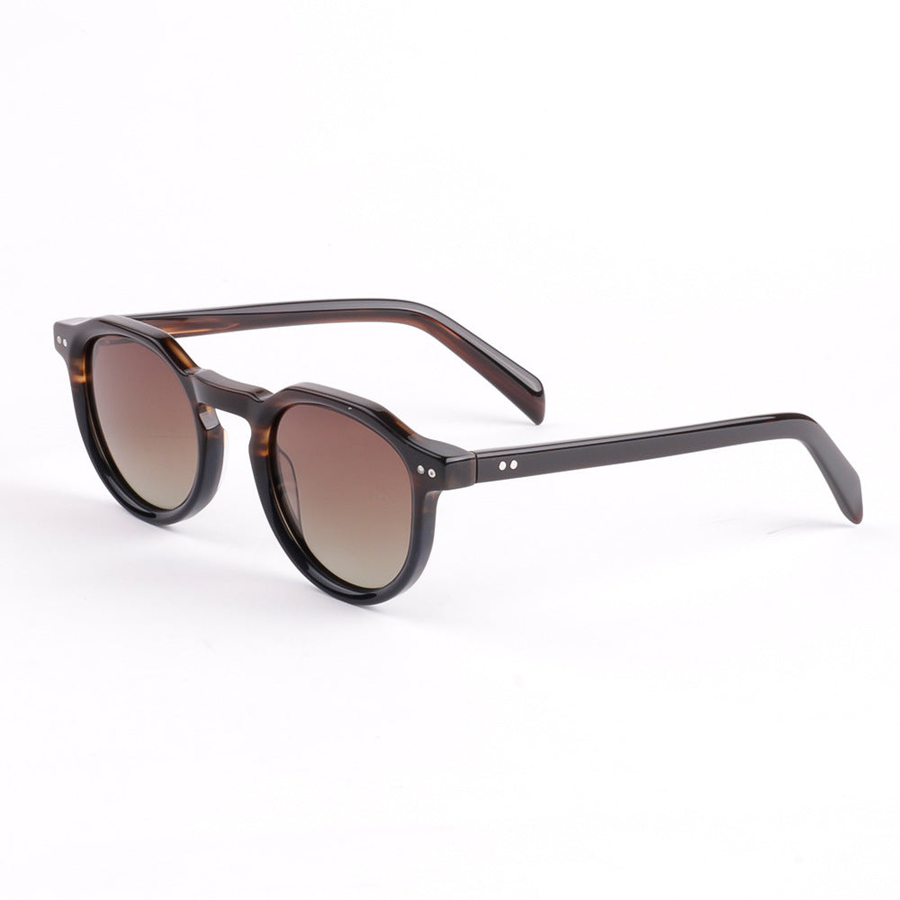 Ladies' fashionable sunglasses with stylish round frame and UV protection Kalsten