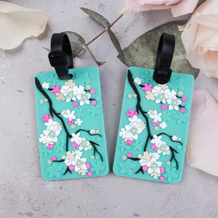 Whimsical Heart Balloon Luggage Tag Kalsten