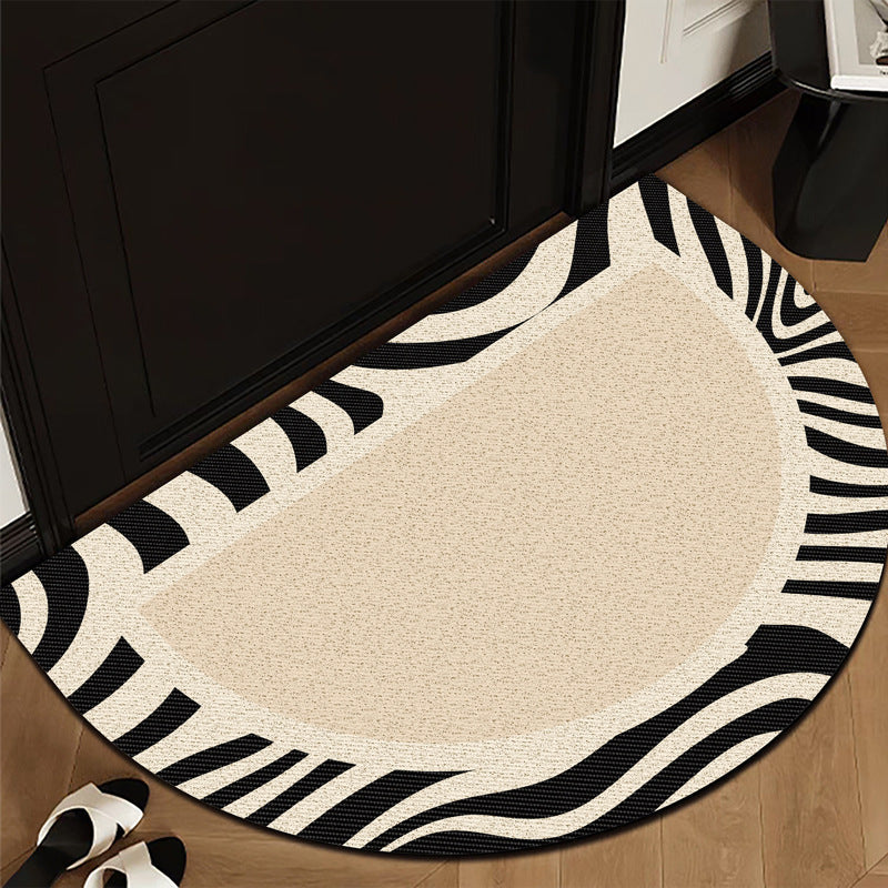 Decorative Half-Moon Doormat