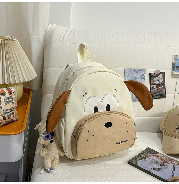 Playful Dog-Themed School Backpack