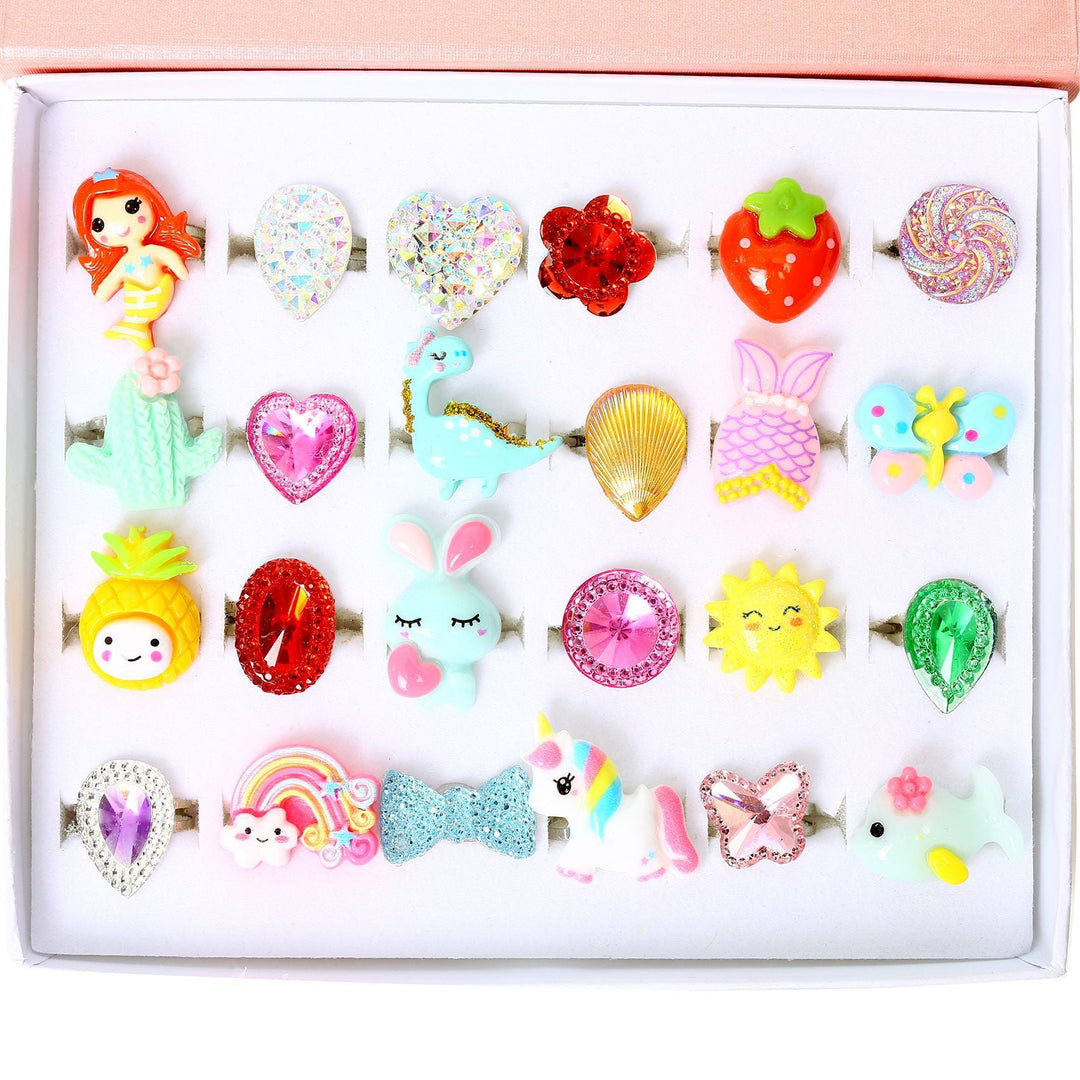 Unisex Creative Decoration Set with Colorful Motif Buttons Kalsten