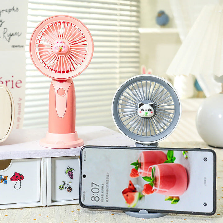 Ladies Portable Hand Fan with Cute Designs Kalsten