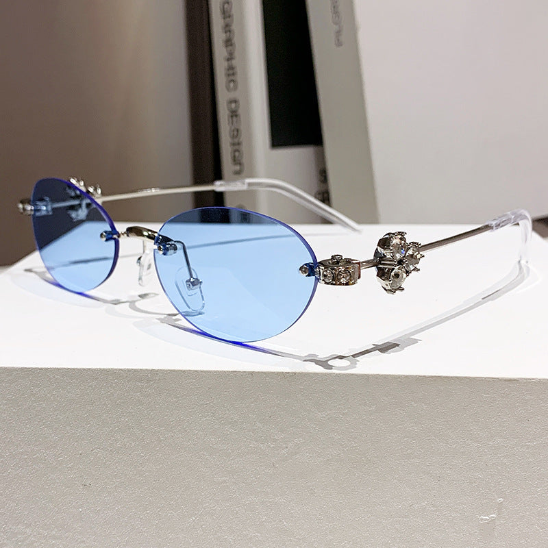 Ladies elegant sunglasses with geometric frame Kalsten