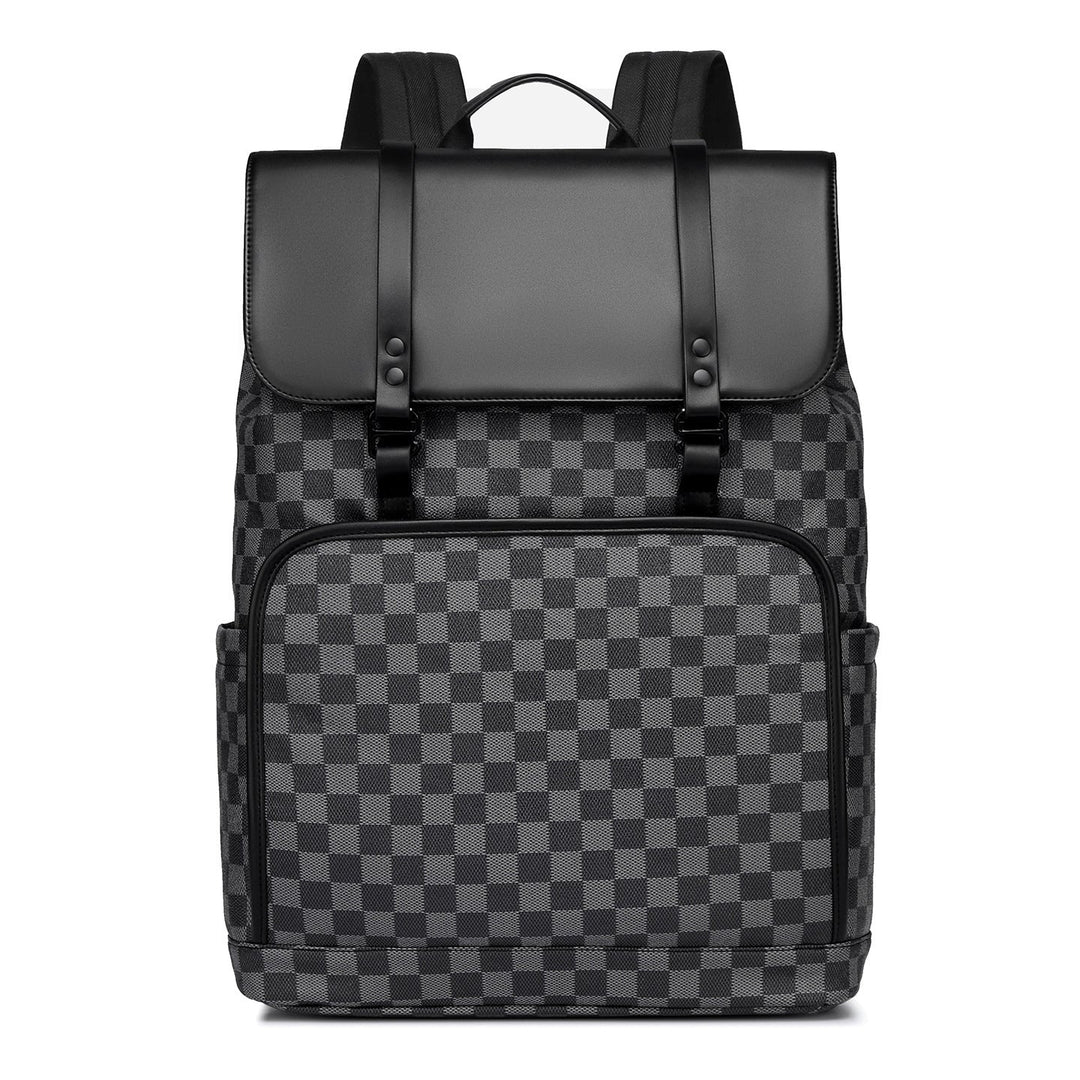 Modern Checkered Backpack Kalsten