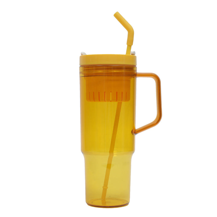 Ladies drinking cup with integrated filter and handle Kalsten