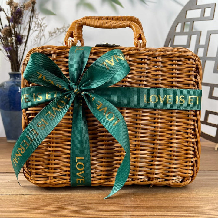 Women classic rattan handbag Kalsten
